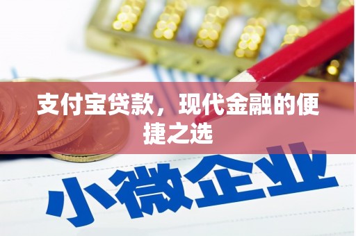 盐池支付宝贷款，现代金融的便捷之选
