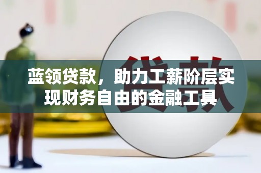盐池蓝领贷款，助力工薪阶层实现财务自由的金融工具