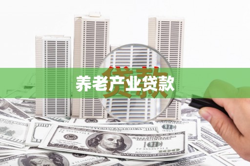 盐池养老产业贷款