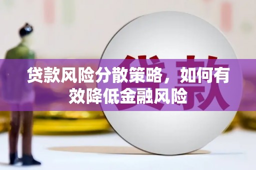 盐池贷款风险分散策略，如何有效降低金融风险