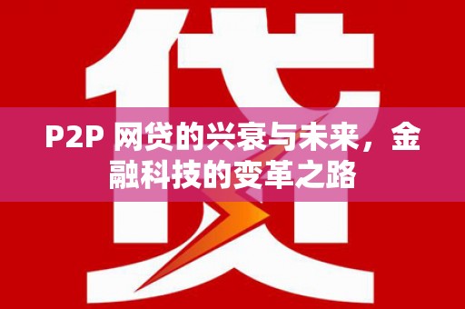 盐池P2P 网贷的兴衰与未来，金融科技的变革之路