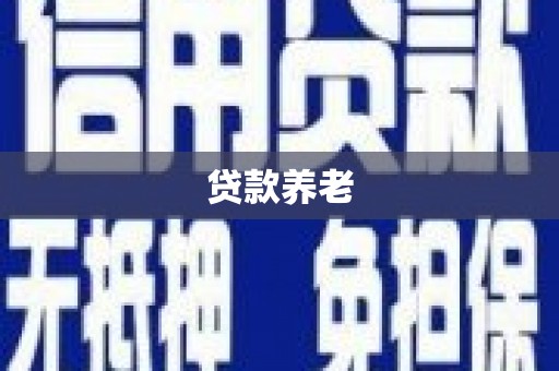 盐池贷款养老