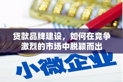 盐池贷款品牌建设，如何在竞争激烈的市场中脱颖而出