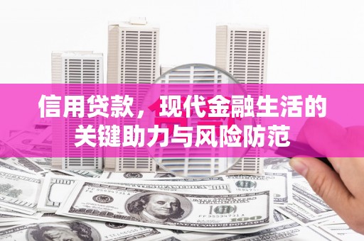 盐池信用贷款，现代金融生活的关键助力与风险防范