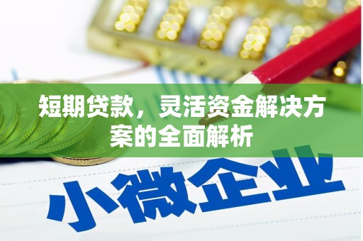 盐池短期贷款，灵活资金解决方案的全面解析
