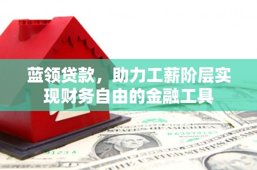 盐池蓝领贷款，助力工薪阶层实现财务自由的金融工具