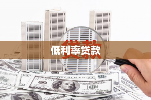 盐池低利率贷款