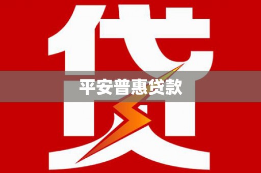 盐池平安普惠贷款
